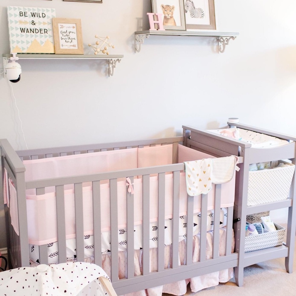 Pink Crib Liner - Picture 3 of 3